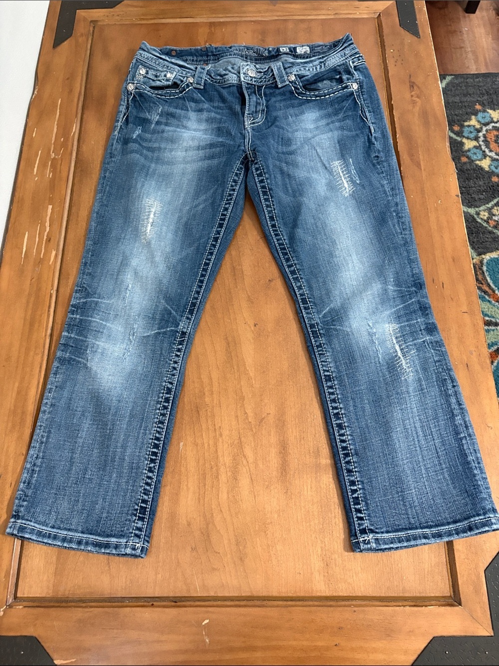 Miss Me Easy Jean Capri Pants Size 32